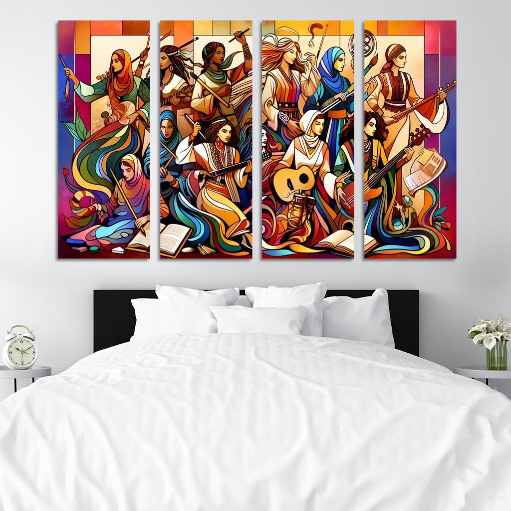 Gender Equity In Art Empowering Female Voices Custom Paintings Frame