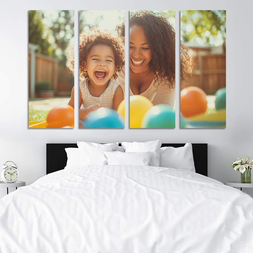Echoes Of Laughter Celebrating Joy Custom Paintings Frame