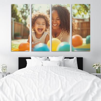 Echoes Of Laughter Celebrating Joy Custom Paintings Frame