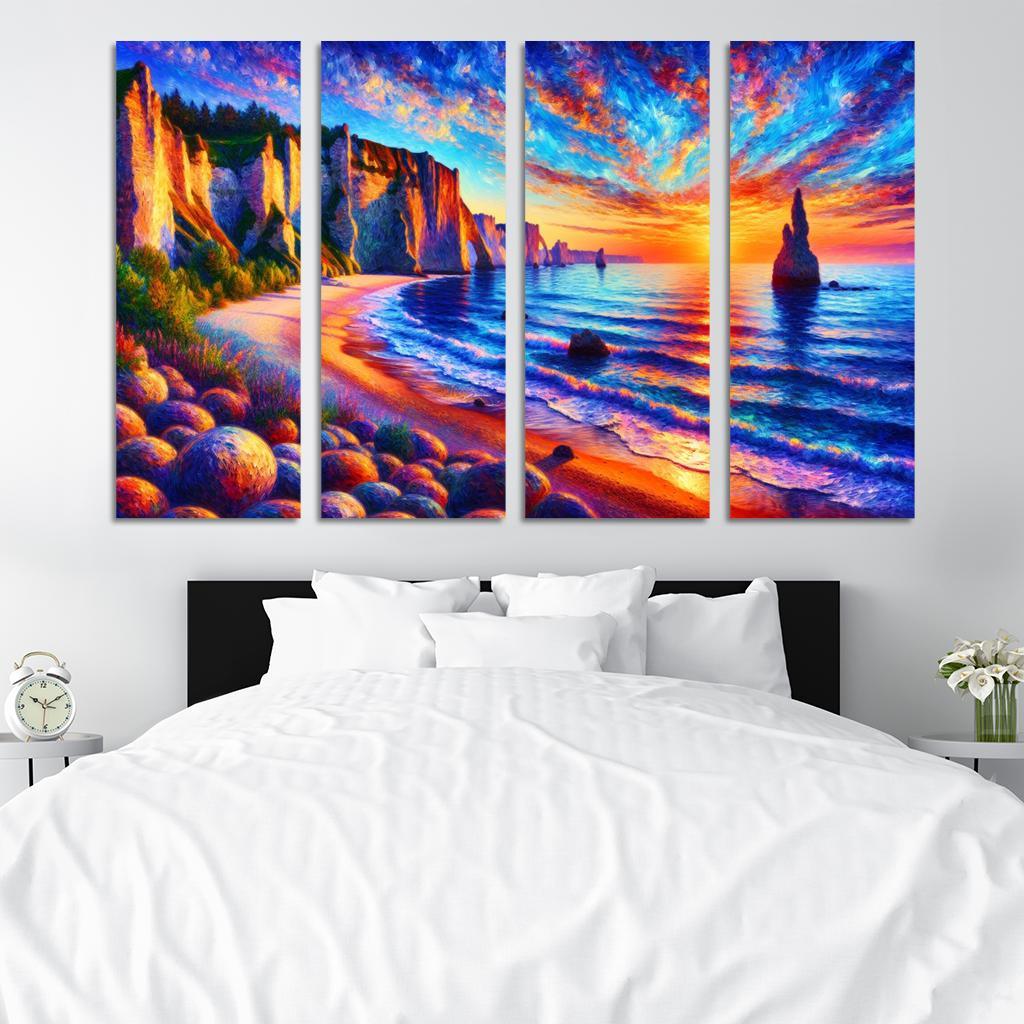 Seaside Enclave Artistic Inspiration Premium Artwork Frames