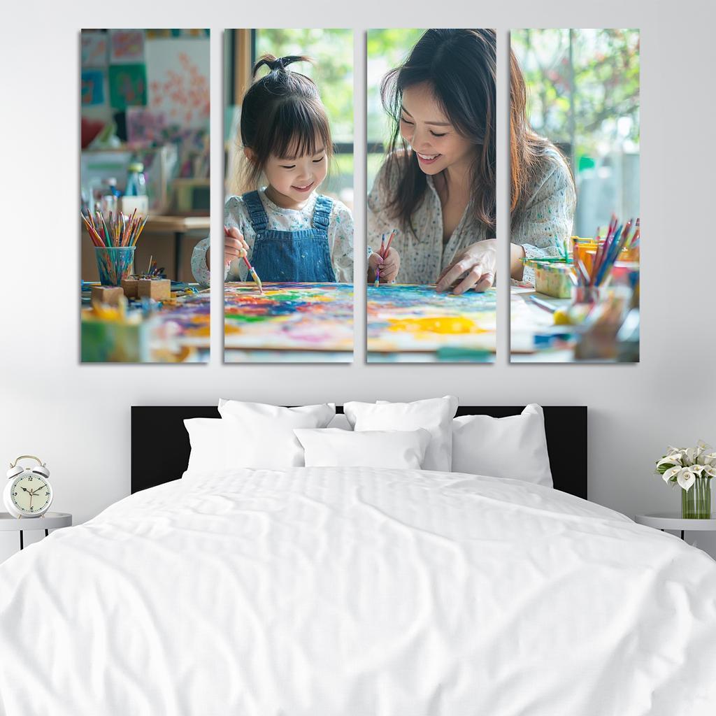 The Canvas Of Life A Mothers Creative Love One-piece Frames