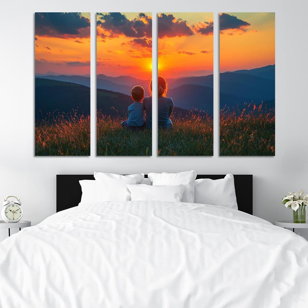 Embracing Change A Mothers Steadfast Love Custom Paintings Frame