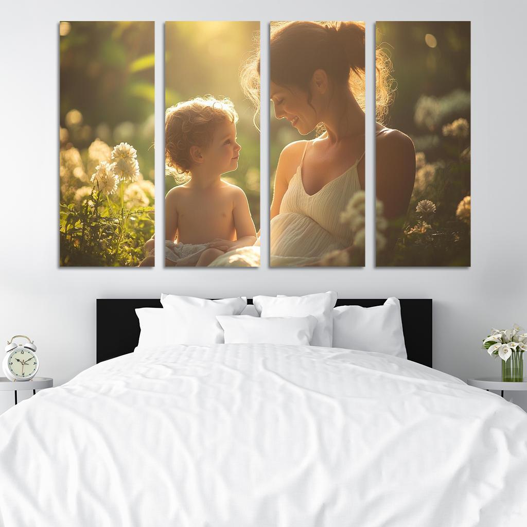 A Heartfelt Connection The Unspoken Bond Of Love Canvas Paintings Frame