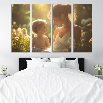 A Heartfelt Connection The Unspoken Bond Of Love Canvas Paintings Frame