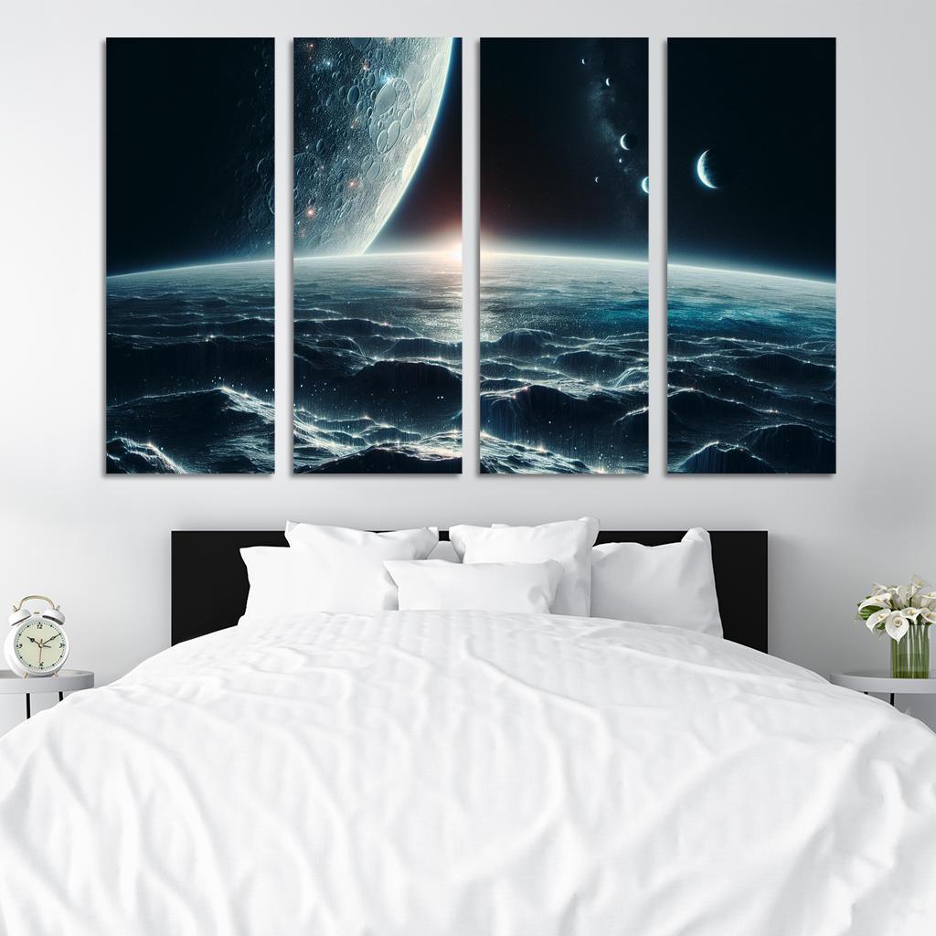 The Chilling Reality Of Ice Worlds Abstract Paintings Frame