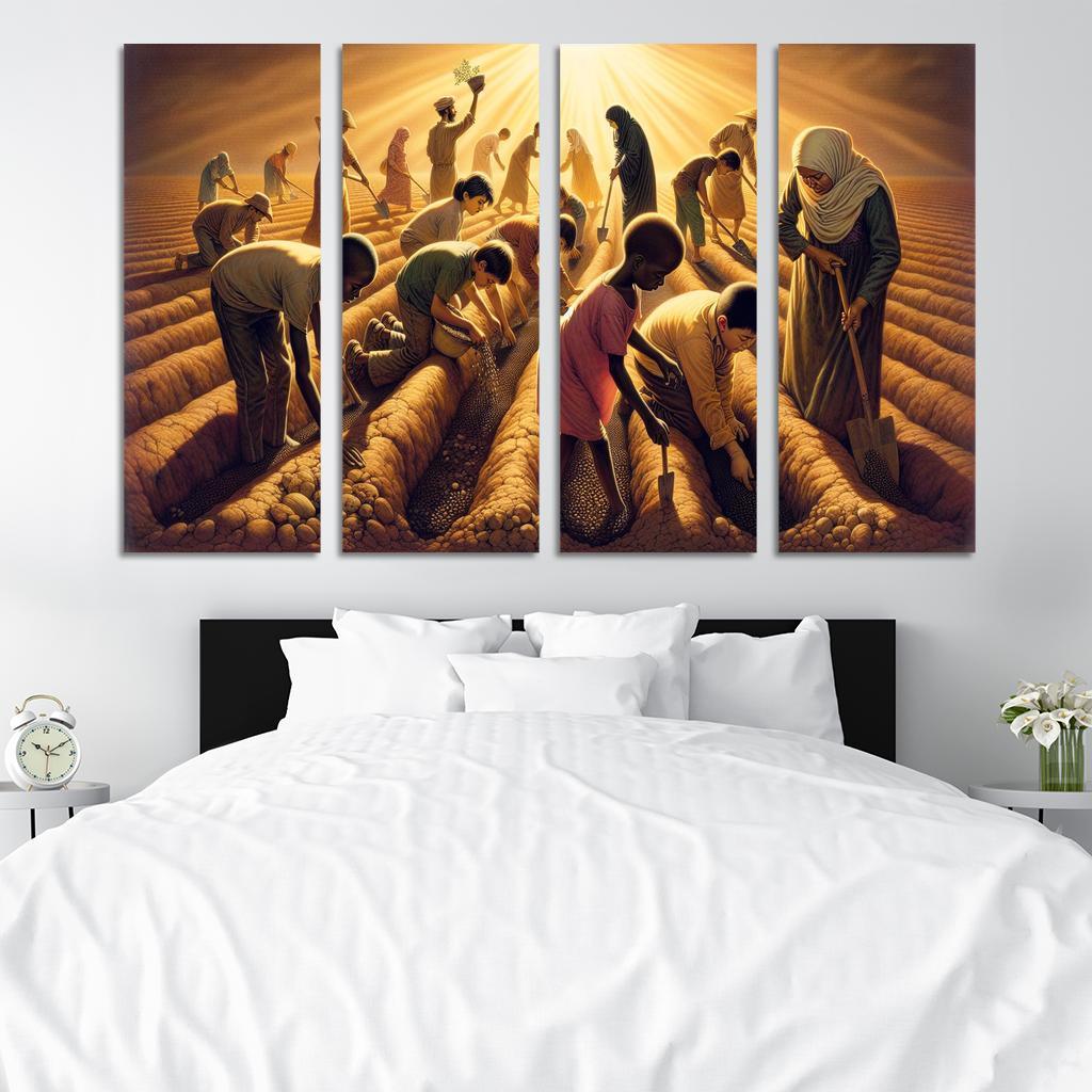 Future Generations The Legacy Of Our Choices Custom Paintings Frame