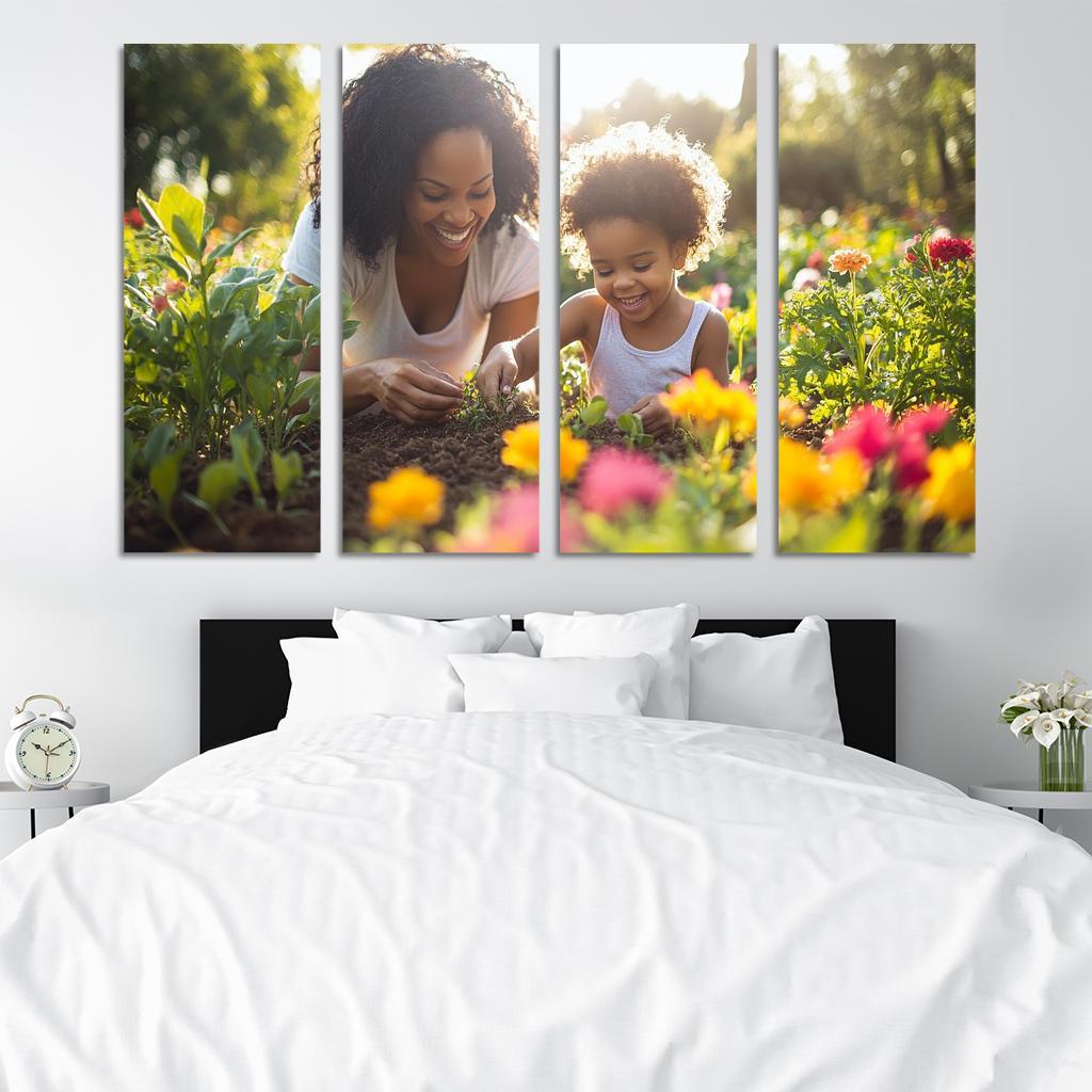 Seeds Of Tomorrow A Mothers Vision Canvas Paintings Frame