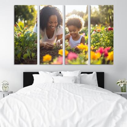 Seeds Of Tomorrow A Mothers Vision Canvas Paintings Frame