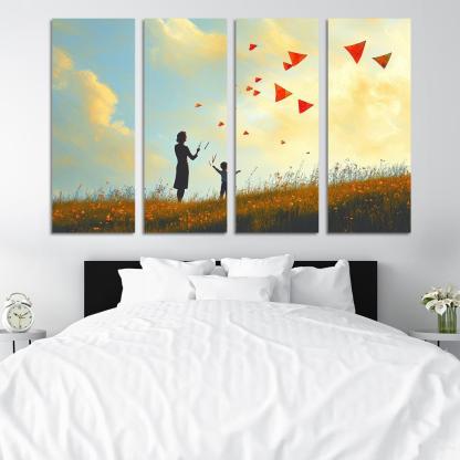 Wings Of Encouragement A Mothers Support Canvas Paintings Frame