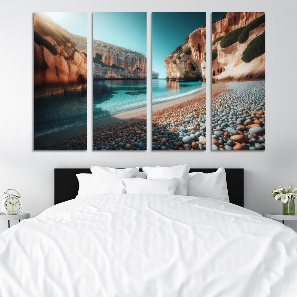 Pebble Cove Unique Geological Wonders Custom Paintings Frame