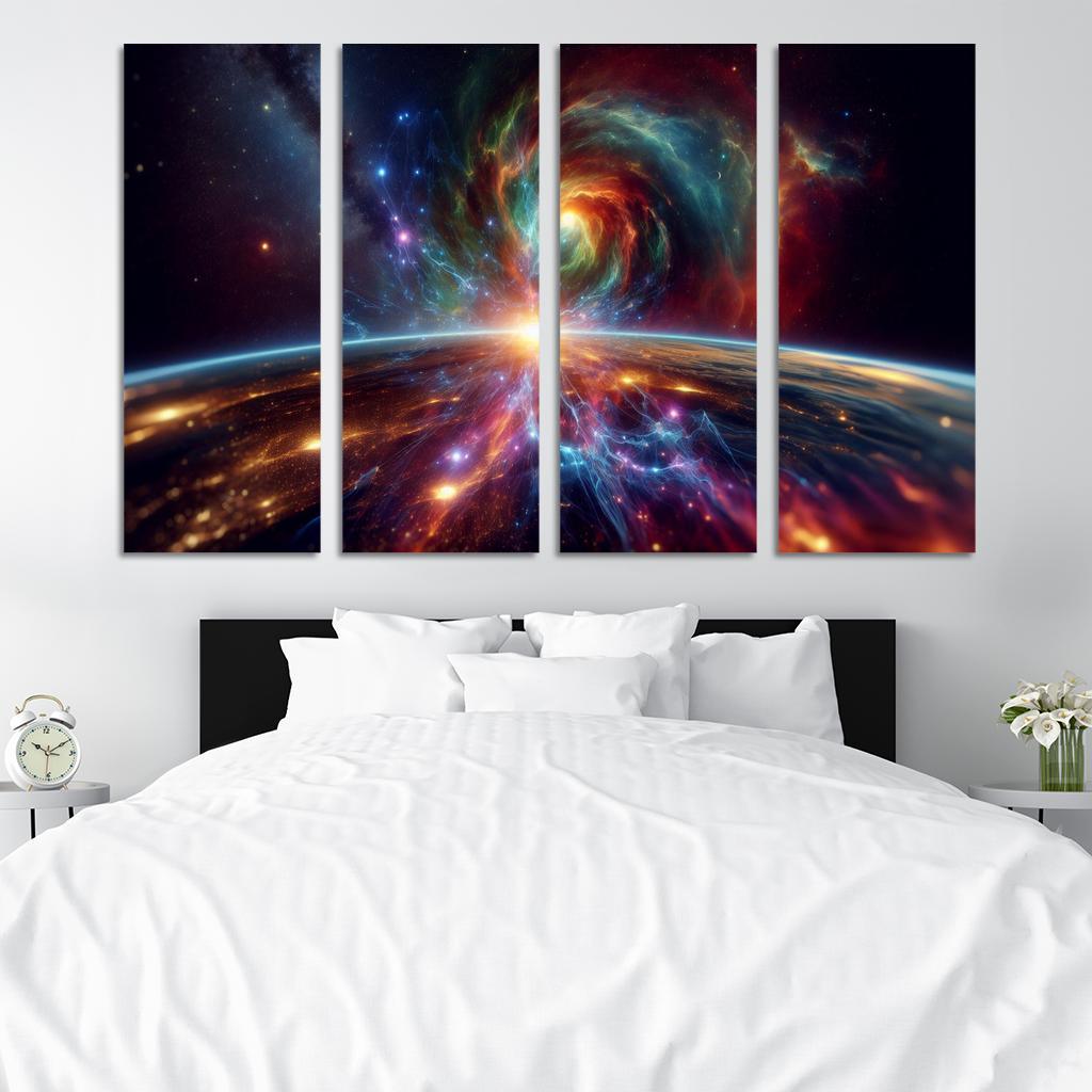 Investigating The Origins Of Cosmic Rays Abstract Paintings Frame