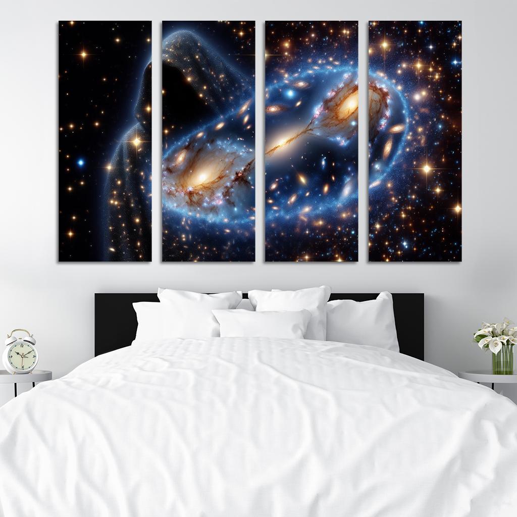 The Mysteries Of Dark Matter Abstract Paintings Frame