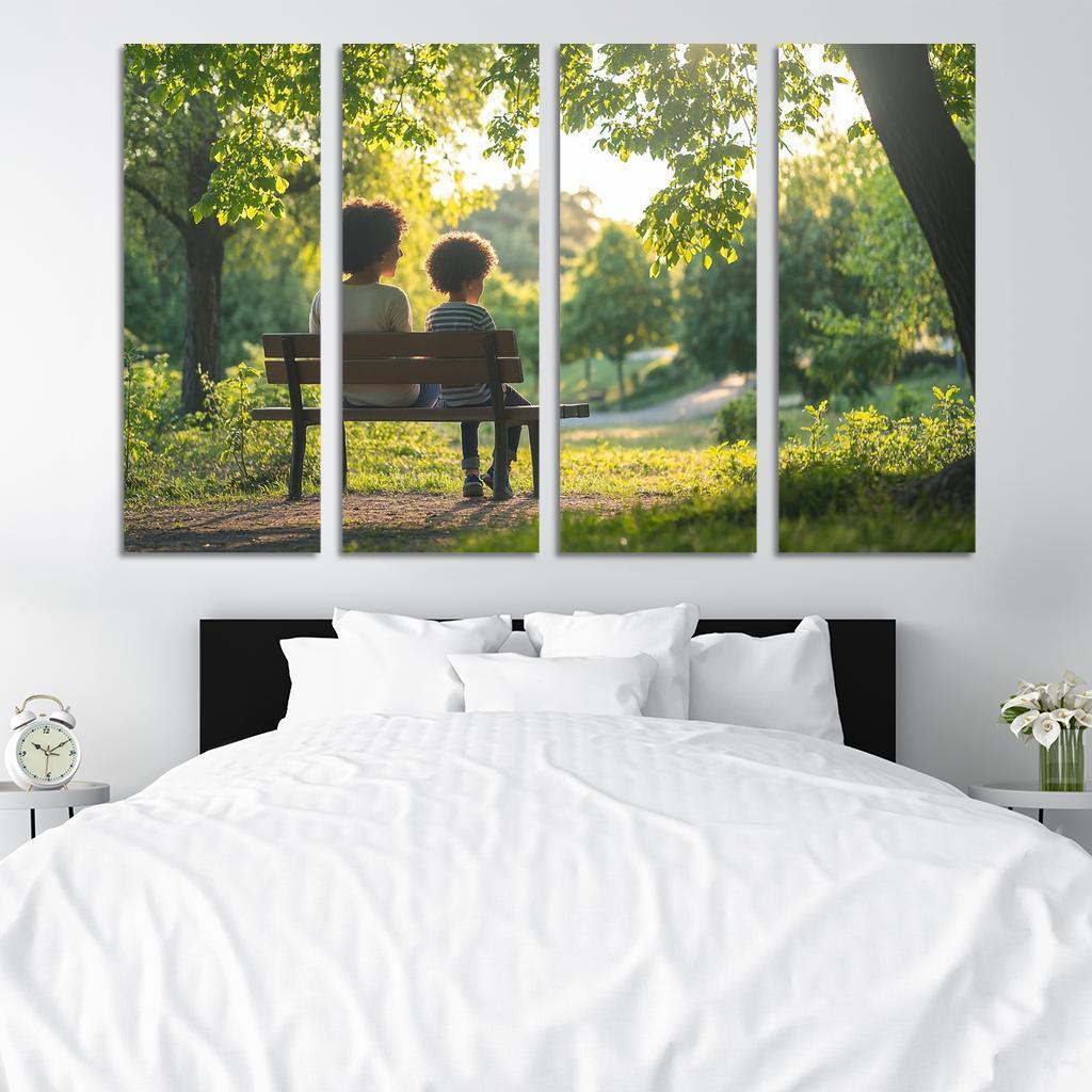 Embracing Change A Mothers Strength In Transition Canvas Paintings Frame
