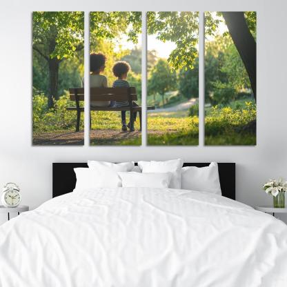 Embracing Change A Mothers Strength In Transition Canvas Paintings Frame