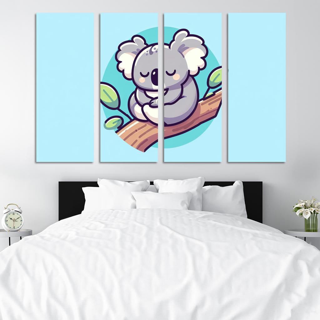 Cuddly Koala Modern Paintings Frame