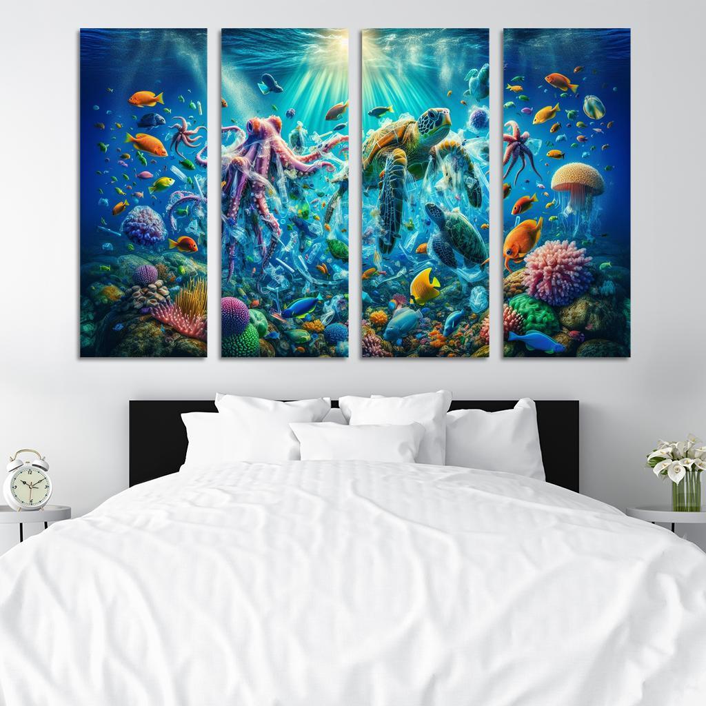 A Future Without Plastic Reimagining Waste Custom Paintings Frame