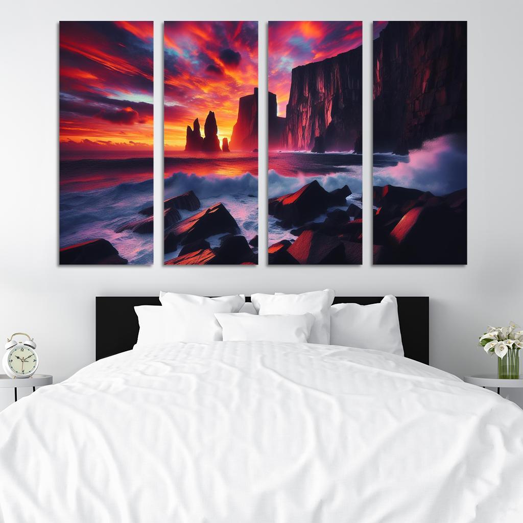 Sunset Cliffs A Photographers Dream Canvas Paintings Frame