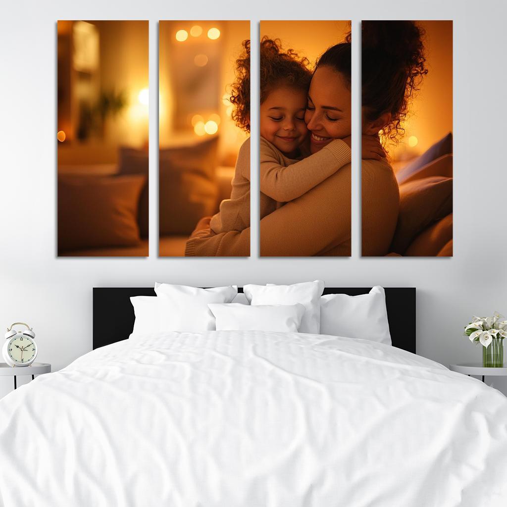 A Heart Full Of Love A Mothers Embrace Canvas Paintings Frame