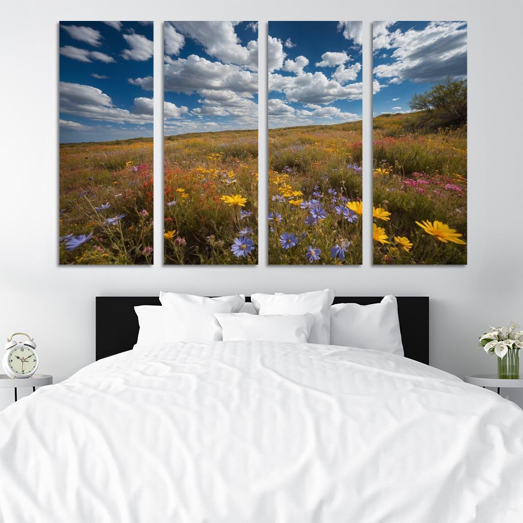The Azure Bliss Of Clear Skies Oil Paintings Frame