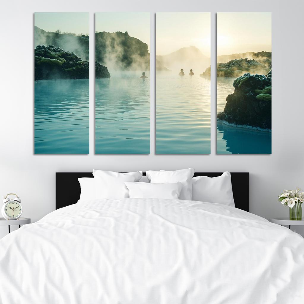 The Blue Lagoon Abstract Paintings Frame