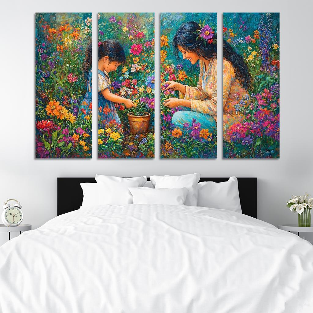 The Garden Of Gratitude A Mothers Nurturing Hands One-piece Frames