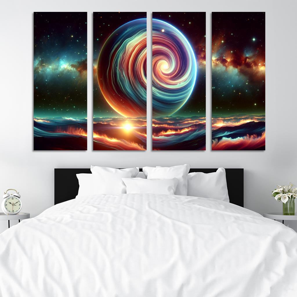 The Hidden World Of Gas Giants Abstract Paintings Frame