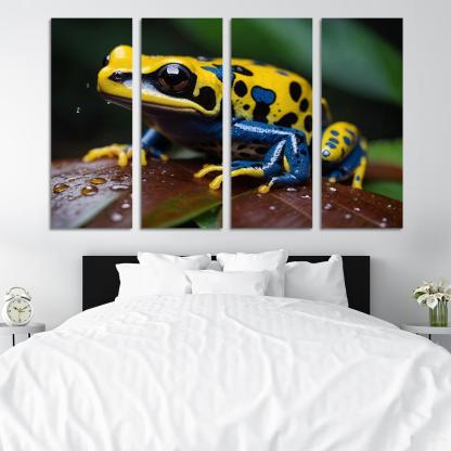 The Colorful Poison Dart Frog Jewel Of The Tropics Modern Paintings Frame