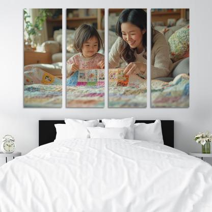 The Quilt Of Life Stitched With A Mother's Care One-piece Frames