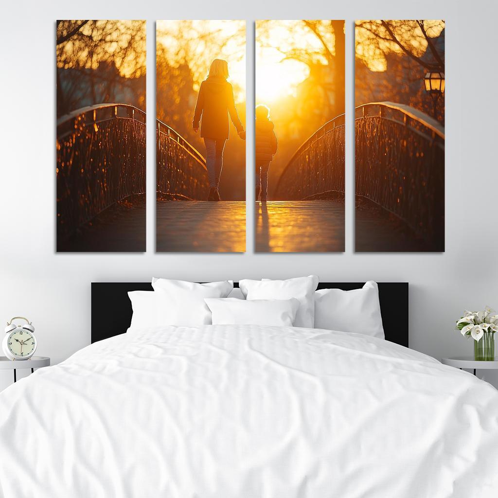 A Bridge Of Connection A Mothers Unbreakable Bond Custom Paintings Frame