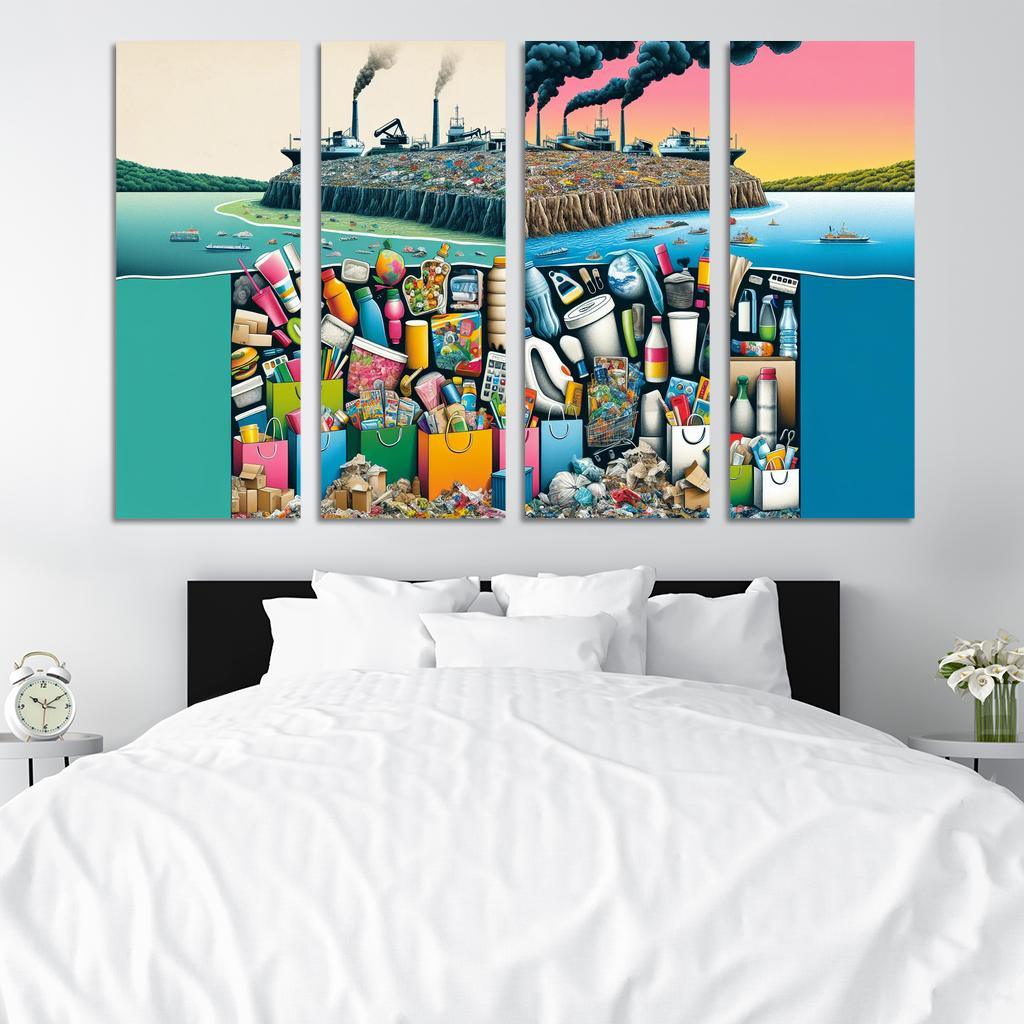 The Cost Of Convenience Visualizing Consumerism's Impact Art Trends