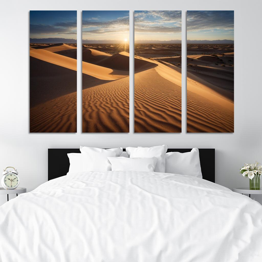 The Enigmatic Beauty Of Desert Landscapes Oil Paintings Frame