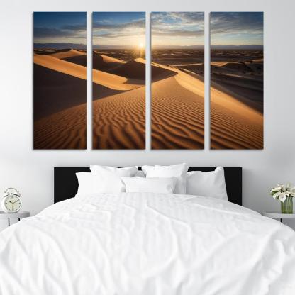 The Enigmatic Beauty Of Desert Landscapes Oil Paintings Frame