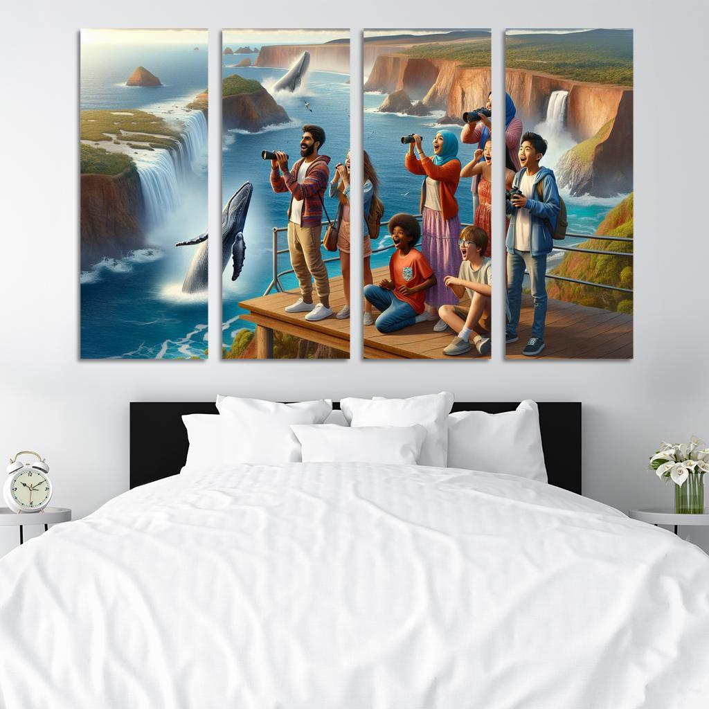 Whale Watching Point Nature's Majestic Show Art Trends