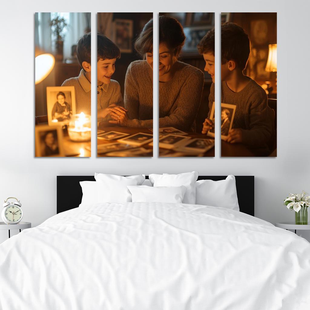 In The Embrace Of Memories A Mothers Legacy Canvas Paintings Frame