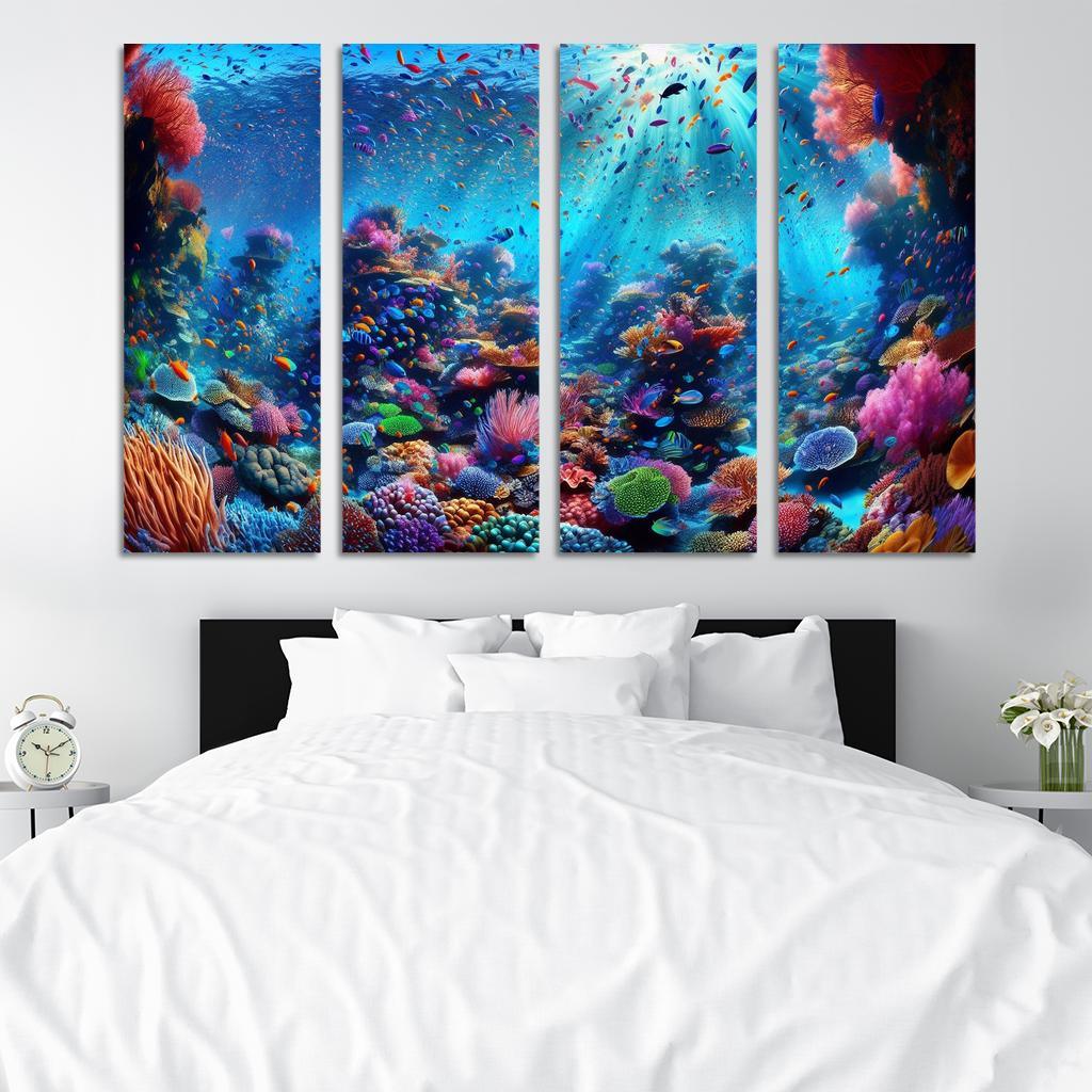 Coral Haven Underwater Wonderland Premium Artwork Frames