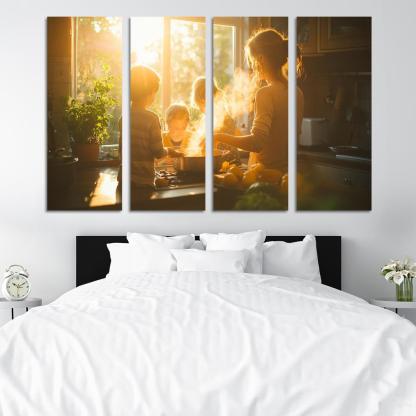 The Heartbeat Of Home A Mothers Love Canvas Paintings Frame