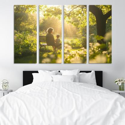 In Every Breath The Essence Of Motherhood Custom Paintings Frame
