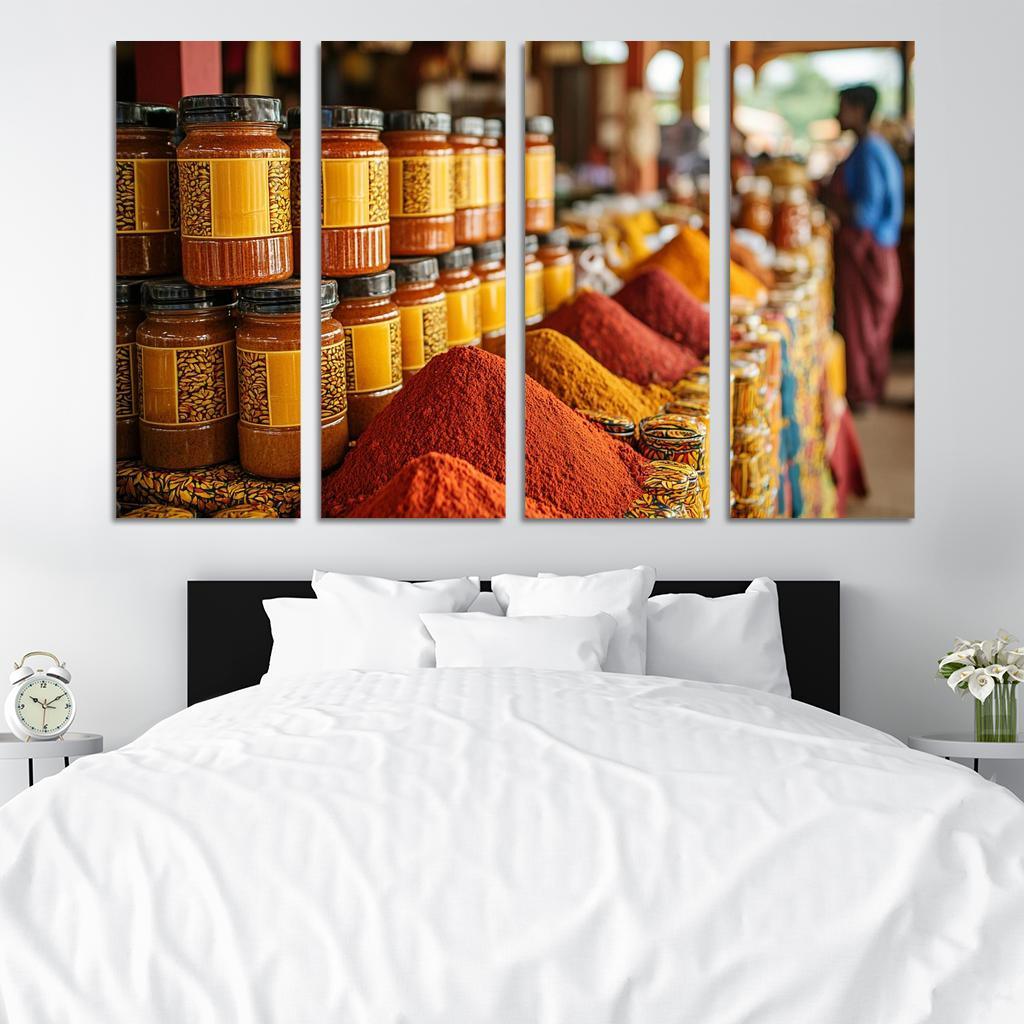 The Spice Market Abstract Paintings Frame