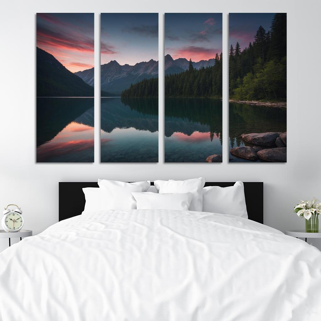 The Mystical Waters Of Twilight Lake Art Trends