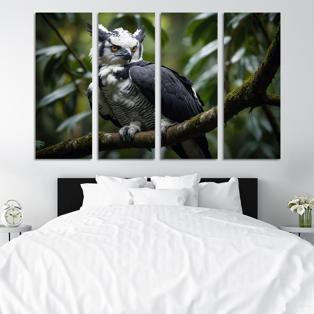 The Regal Harpy Eagle The Forest Monarch Custom Paintings Frame