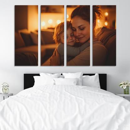 Caring Hands The Touch Of A Mother Canvas Paintings Frame