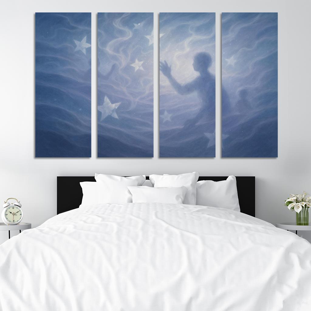Resonant Echoes Of Forgotten Dreams Multi-panel Paintings
