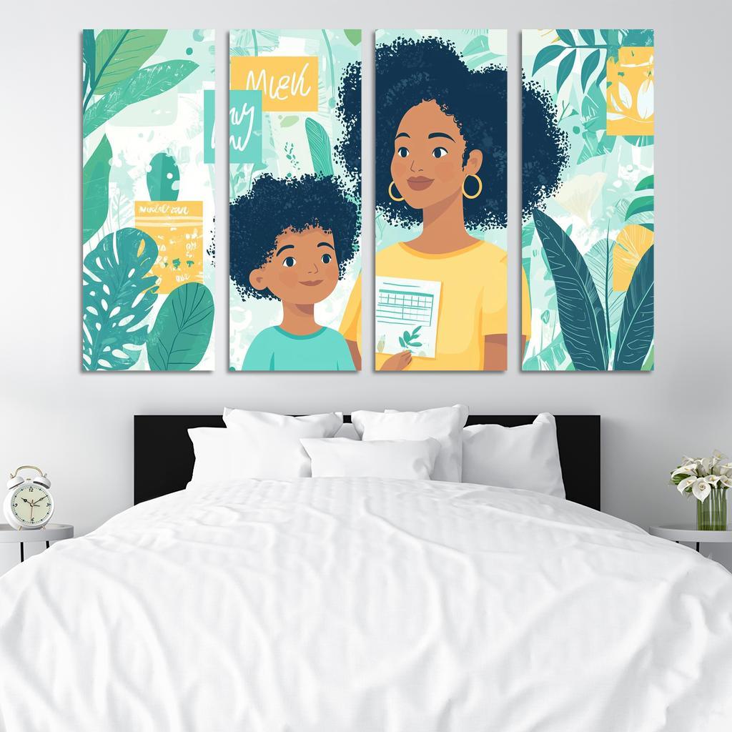 The Shield Of Strength A Mothers Protective Love One-piece Frames