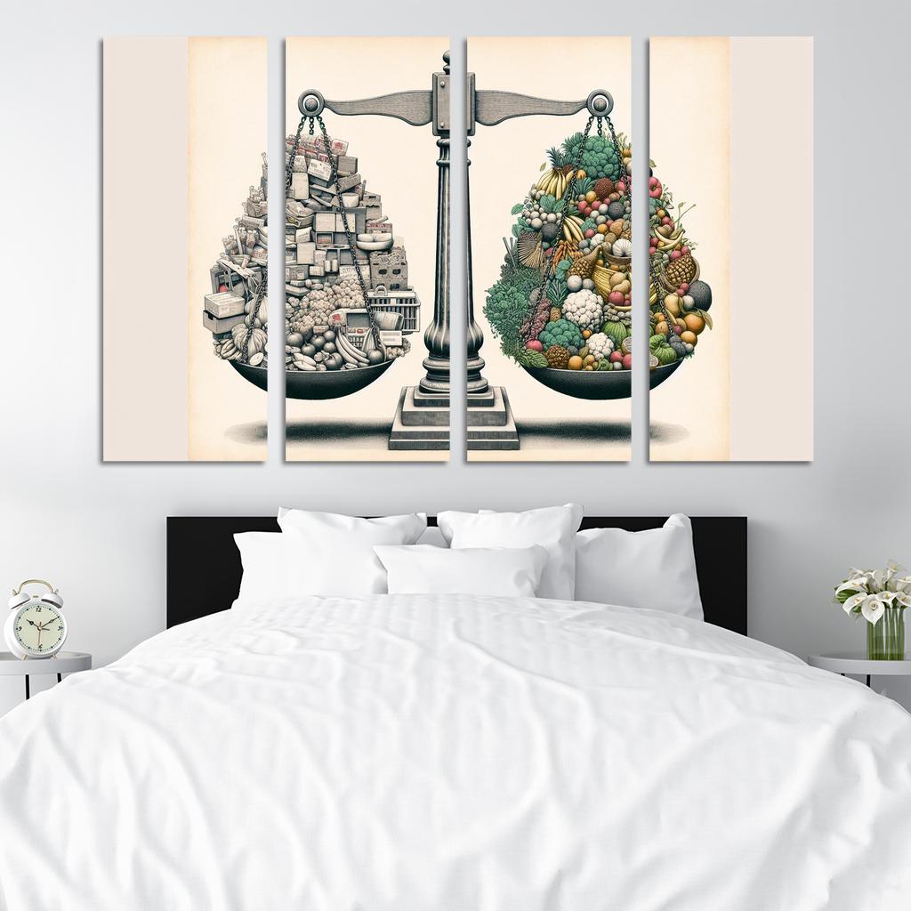 The Price Of Progress The Cost Of Consumerism Custom Paintings Frame