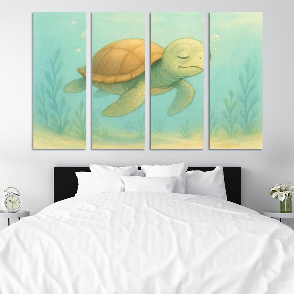 Wise Turtle Journey Premium Artwork Frames