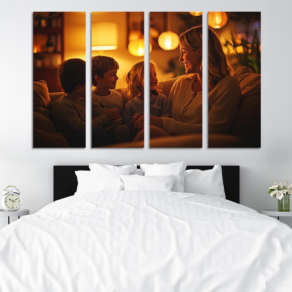 A Mothers Heart The Foundation Of Family Canvas Paintings Frame