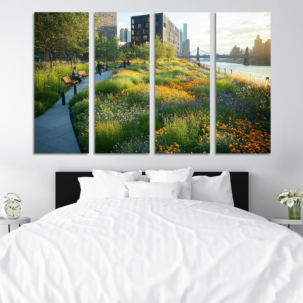 The High Line Abstract Paintings Frame