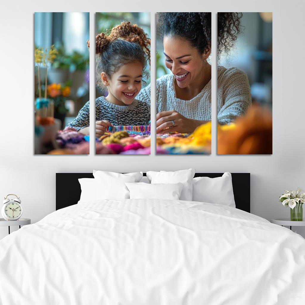 The Tapestry Of Love Weaving A Mothers Story Canvas Paintings Frame