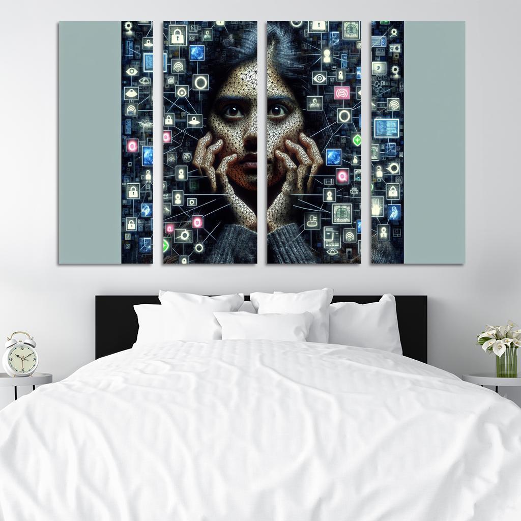 Digital Shadows Privacy In The Modern World Custom Paintings Frame
