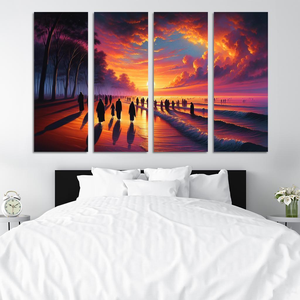 Sunrise Bay Early Morning Magic Multi-panel Paintings